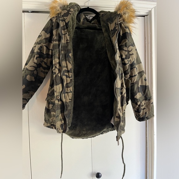 Brave Soul London size 12 Camo Jacket - Picture 3 of 5